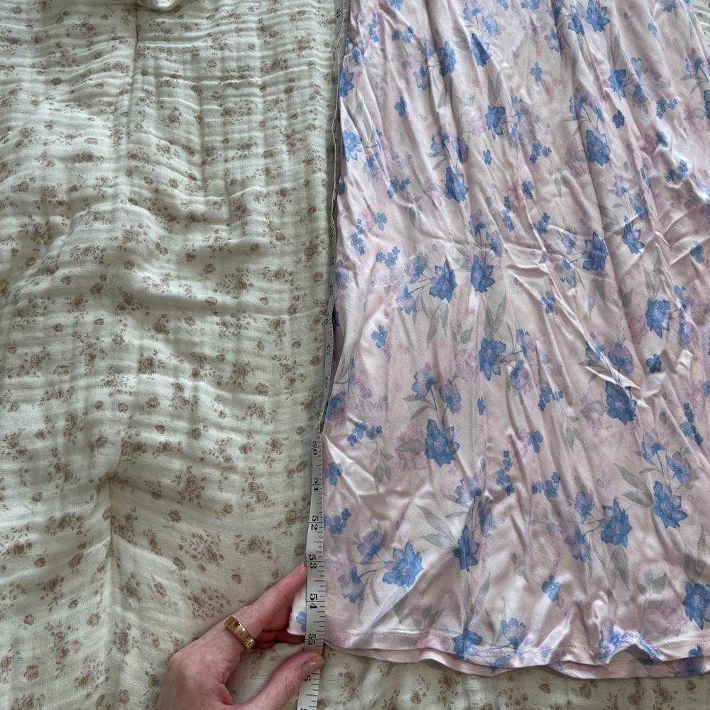 Pastel Pink Floral Maxi Dress - Picture 8 of 8